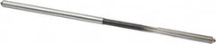 Interstate - 0.137" High Speed Steel 6 Flute Chucking Reamer - Straight Flute, 0.135" Straight Shank - Exact Tooling