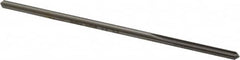 Interstate - 0.138" High Speed Steel 6 Flute Chucking Reamer - Straight Flute, 0.135" Straight Shank - Exact Tooling
