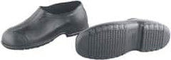 Dunlop Protective Footwear - Men's 4-5 Rain & Cold Resistant Overshoes - 4" High, Plain Toe, Nonslip & Cleated Sole, PVC Upper, Black - Exact Tooling