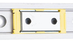 Igus - 1,000mm OAL x 27mm Overall Width x Self Lubricated Linear Guide Systems - 60mm Between Holes - Exact Tooling