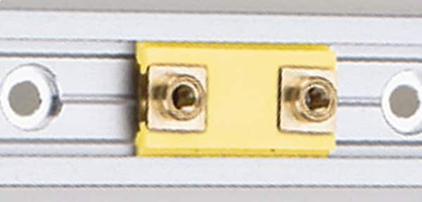 Igus - 1,500mm OAL x 17mm Overall Width x Self Lubricated Linear Guide Systems - 60mm Between Holes - Exact Tooling