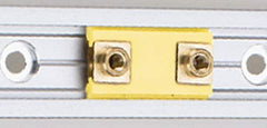 Igus - 1,500mm OAL x 17mm Overall Width x Self Lubricated Linear Guide Systems - 60mm Between Holes - Exact Tooling