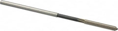 Interstate - 0.1555" High Speed Steel 6 Flute Chucking Reamer - Straight Flute, 0.151" Straight Shank - Exact Tooling