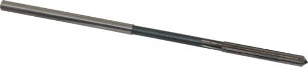 Interstate - 0.1615" High Speed Steel 6 Flute Chucking Reamer - Straight Flute, 0.1595" Straight Shank - Exact Tooling