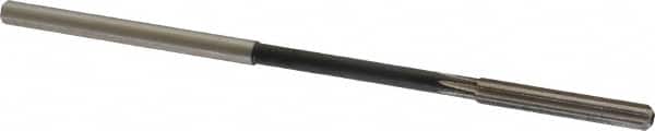 Interstate - 0.194" High Speed Steel 6 Flute Chucking Reamer - Straight Flute, 0.1895" Straight Shank - Exact Tooling
