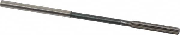 Interstate - 0.202" High Speed Steel 6 Flute Chucking Reamer - Straight Flute, 0.1945" Straight Shank - Exact Tooling