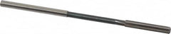 Interstate - 0.202" High Speed Steel 6 Flute Chucking Reamer - Straight Flute, 0.1945" Straight Shank - Exact Tooling