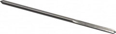 Interstate - 0.2045" High Speed Steel 6 Flute Chucking Reamer - Straight Flute, 0.2016" Straight Shank - Exact Tooling