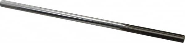 Interstate - 0.206" High Speed Steel 6 Flute Chucking Reamer - Straight Flute, 0.2016" Straight Shank - Exact Tooling