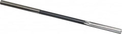 Interstate - 0.244" High Speed Steel 6 Flute Chucking Reamer - Straight Flute, 0.2329" Straight Shank - Exact Tooling