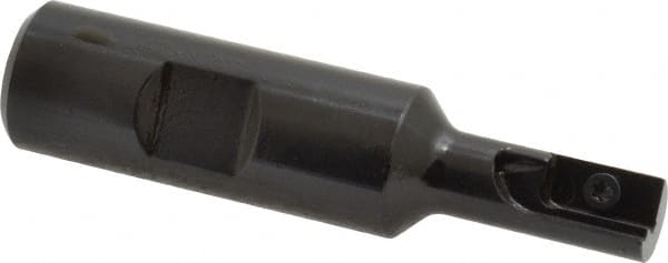 Carmex - 0.57" Cut Diam, 1" Max Depth of Cut, 3/4" Shank Diam, Indexable Thread Mill - Insert Style I/E, 14mm Insert Size, 1 Insert, Toolholder Style SR, 3.2" OAL - Exact Tooling