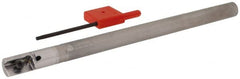 Carmex - 1/2" Cut Diam, 3/8" Shank Diam, Indexable Thread Mill - Insert Style I/E, 14mm Insert Size, 1 Insert, Toolholder Style SR, 6" OAL - Exact Tooling