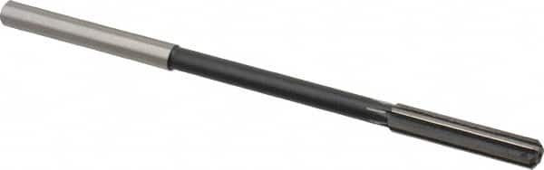 Interstate - 0.269" High Speed Steel 6 Flute Chucking Reamer - Straight Flute, 1/4" Straight Shank - Exact Tooling