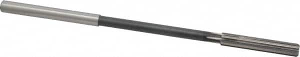 Interstate - 0.274" High Speed Steel 6 Flute Chucking Reamer - Straight Flute, 1/4" Straight Shank - Exact Tooling