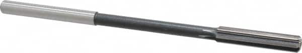 Interstate - 0.3133" High Speed Steel 6 Flute Chucking Reamer - Straight Flute, 0.2792" Straight Shank - Exact Tooling