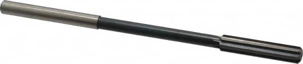 Interstate - 0.329" High Speed Steel 6 Flute Chucking Reamer - Straight Flute, 0.2792" Straight Shank - Exact Tooling