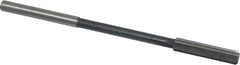 Interstate - 0.34" High Speed Steel 6 Flute Chucking Reamer - Straight Flute, 0.2792" Straight Shank - Exact Tooling