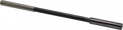 Interstate - 0.37" High Speed Steel 6 Flute Chucking Reamer - Straight Flute, 0.3105" Straight Shank - Exact Tooling