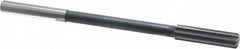 Interstate - 0.435" High Speed Steel 8 Flute Chucking Reamer - Straight Flute, 0.373" Straight Shank - Exact Tooling