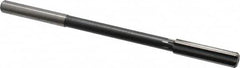 Interstate - 0.439" High Speed Steel 8 Flute Chucking Reamer - Straight Flute, 0.373" Straight Shank - Exact Tooling