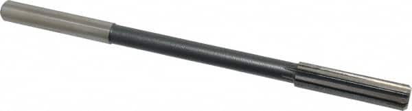 Interstate - 0.44" High Speed Steel 8 Flute Chucking Reamer - Exact Tooling
