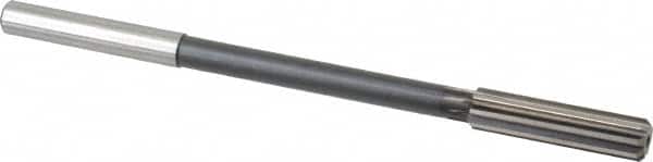 Interstate - 0.442" High Speed Steel 8 Flute Chucking Reamer - Exact Tooling