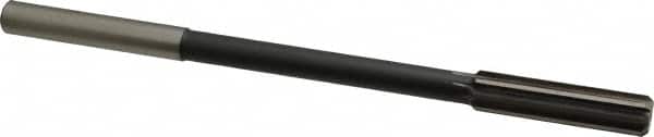 Interstate - 0.445" High Speed Steel 8 Flute Chucking Reamer - Exact Tooling