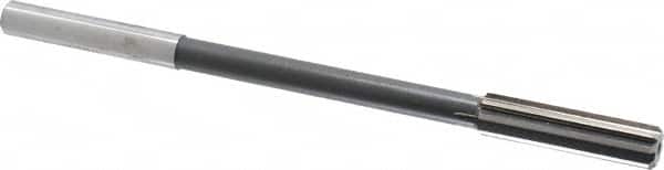Interstate - 0.449" High Speed Steel 8 Flute Chucking Reamer - Exact Tooling