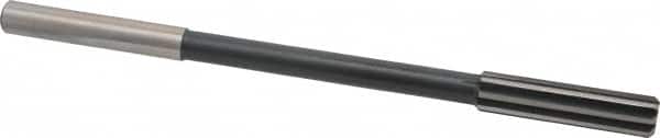 Interstate - 0.45" High Speed Steel 8 Flute Chucking Reamer - Straight Flute, 0.373" Straight Shank - Exact Tooling