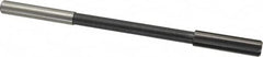 Interstate - 0.457" High Speed Steel 8 Flute Chucking Reamer - Straight Flute, 0.373" Straight Shank - Exact Tooling