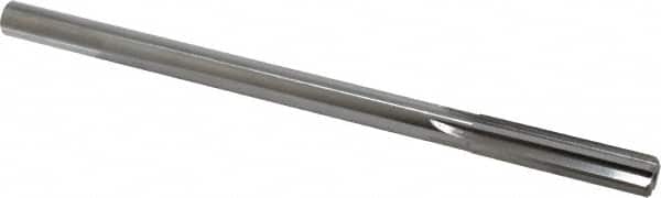 Interstate - 0.472" High Speed Steel 8 Flute Chucking Reamer - Straight Flute, 0.4355" Straight Shank - Exact Tooling