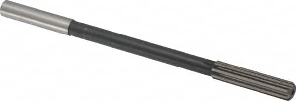 Interstate - 0.473" High Speed Steel 8 Flute Chucking Reamer - Exact Tooling