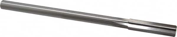 Interstate - 1/2" High Speed Steel 8 Flute Chucking Reamer - Straight Flute, 0.4355" Straight Shank - Exact Tooling