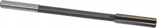Interstate - 0.532" High Speed Steel 8 Flute Chucking Reamer - Straight Flute, 0.4355" Straight Shank - Exact Tooling