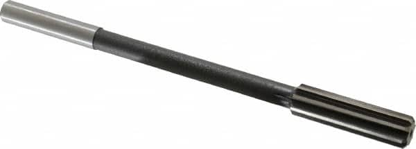 Interstate - 0.564" High Speed Steel 8 Flute Chucking Reamer - Exact Tooling