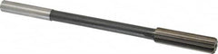 Interstate - 0.569" High Speed Steel 8 Flute Chucking Reamer - Exact Tooling