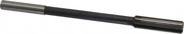 Interstate - 0.572" High Speed Steel 8 Flute Chucking Reamer - Exact Tooling