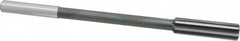 Interstate - 0.591" High Speed Steel 8 Flute Chucking Reamer - Straight Flute, 0.4355" Straight Shank - Exact Tooling