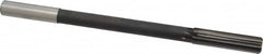 Interstate - 0.595" High Speed Steel 8 Flute Chucking Reamer - Straight Flute, 9/16" Straight Shank - Exact Tooling