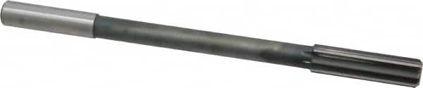 Interstate - 0.631" High Speed Steel 8 Flute Chucking Reamer - Exact Tooling