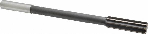 Interstate - 0.69" High Speed Steel 8 Flute Chucking Reamer - Straight Flute, 9/16" Straight Shank - Exact Tooling