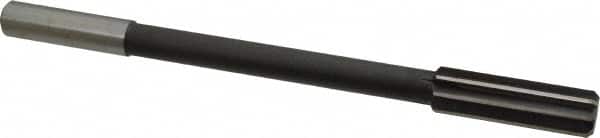 Interstate - 0.71" High Speed Steel 8 Flute Chucking Reamer - Straight Flute, 9/16" Straight Shank - Exact Tooling