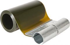 Steiner - 10 Ft. Wide x 8 Ft. High x 0.08 Inch Thick, Vinyl Strip Welding Curtain Kit - Amber with Pipe Mount Clamping Hardware - Exact Tooling