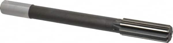 Interstate - 1" High Speed Steel 10 Flute Chucking Reamer - Straight Flute, 7/8" Straight Shank - Exact Tooling