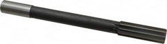 Interstate - 0.97" High Speed Steel 10 Flute Chucking Reamer - Straight Flute, 7/8" Straight Shank - Exact Tooling