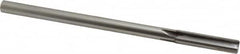 Made in USA - 7/16" Carbide-Tipped 4 Flute Chucking Reamer - Straight Flute, 3/8" Straight Shank, 1-3/4" Flute Length, 7" OAL - Exact Tooling