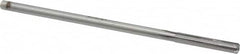 Made in USA - 1/4" Carbide-Tipped 4 Flute Chucking Reamer - Straight Flute, 15/64" Straight Shank, 1-1/2" Flute Length, 6" OAL - Exact Tooling