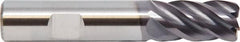 M.A. Ford - 1", 5 Flute, Solid Carbide, 0.03" Corner Radius End Mill - 4" OAL, 1-1/2" LOC - Exact Tooling