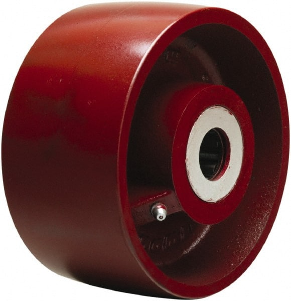 Hamilton - 7 Inch Diameter x 3 Inch Wide, Cast Iron Caster Wheel - 3,000 Lb. Capacity, 3-1/4 Inch Hub Length, 1-1/4 Inch Axle Diameter, Tapered Roller Bearing - Exact Tooling