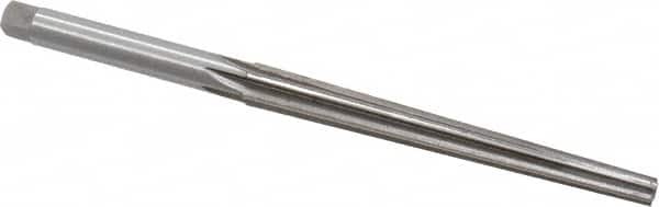 Interstate - 0.2" Small End, 0.228" Large End, 9/32" Shank, 2-7/8" Flute, Brown and Sharpe Taper Reamer #1 - Exact Tooling